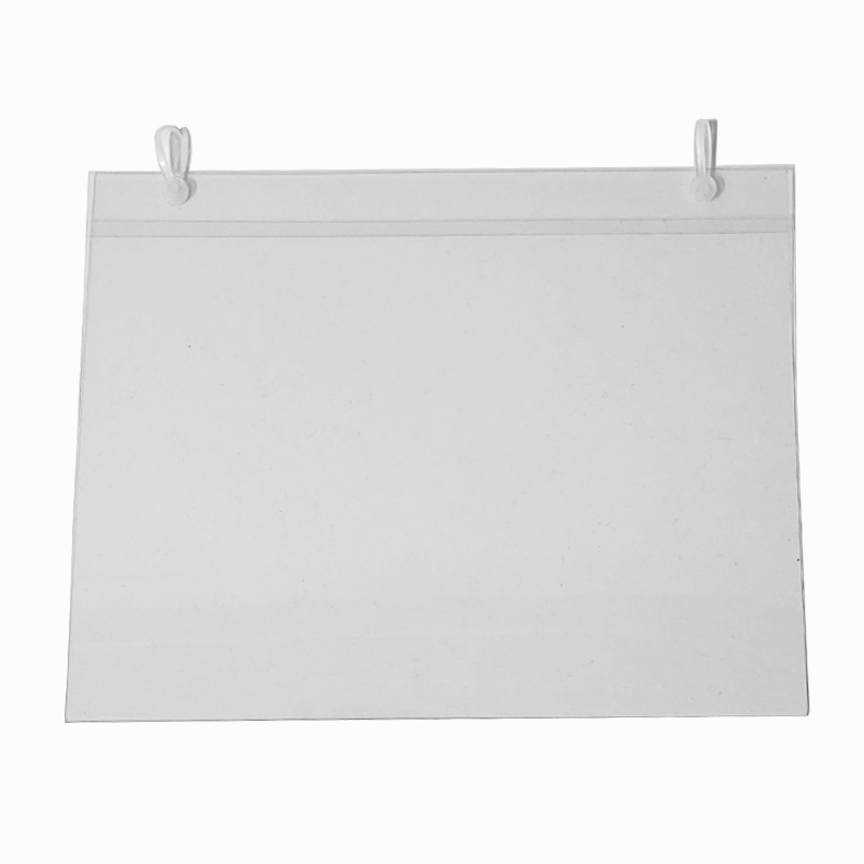 Supermarket Binaural Price Tag, Oblique Cage Tag, Pet Tag, Pvc Tag, Transparent Plastic Set, Warehouse Label