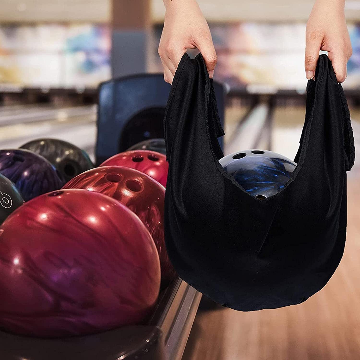 Sports bowling ball cleaning bag wiping cloth cleaning polishing fabric soft fiber cleaning towel outdoor