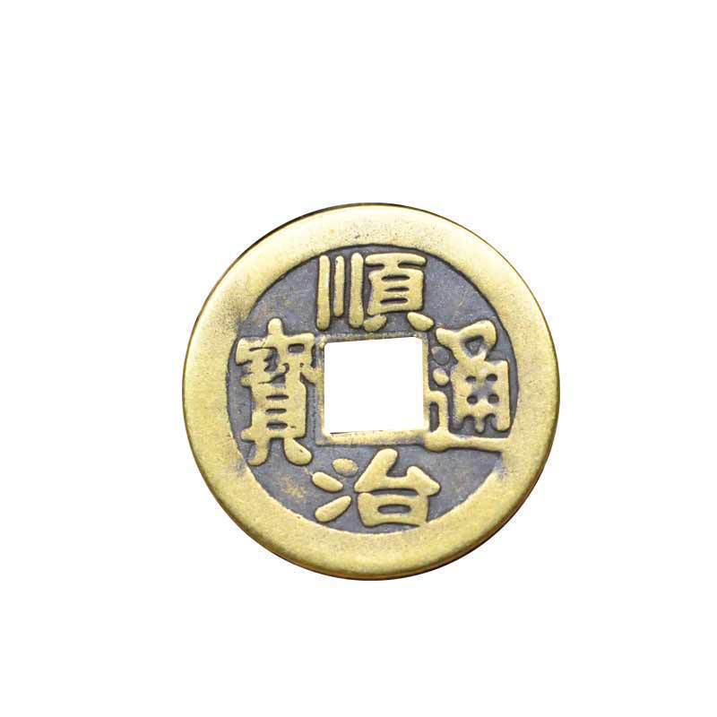Real copper antique copper money five emperor ten emperor 2.3cm2.8cm brass five emperor money accessories pressure threshold manufacturers wholesale
