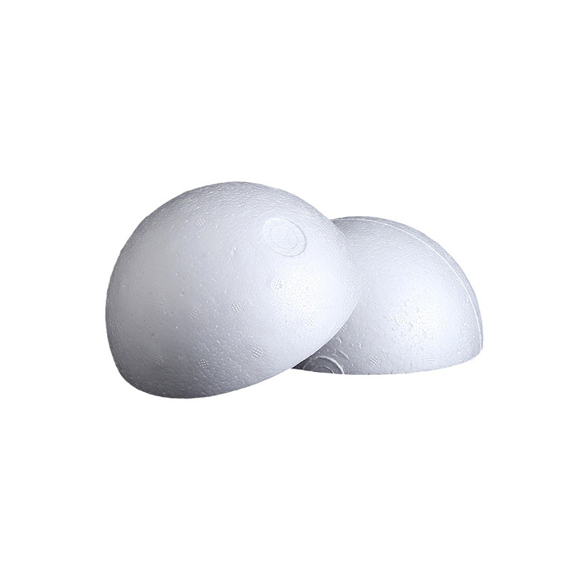 Handmade practical semicircle ball model simple solid Styrofoam foam hemisphere white DIY art materials