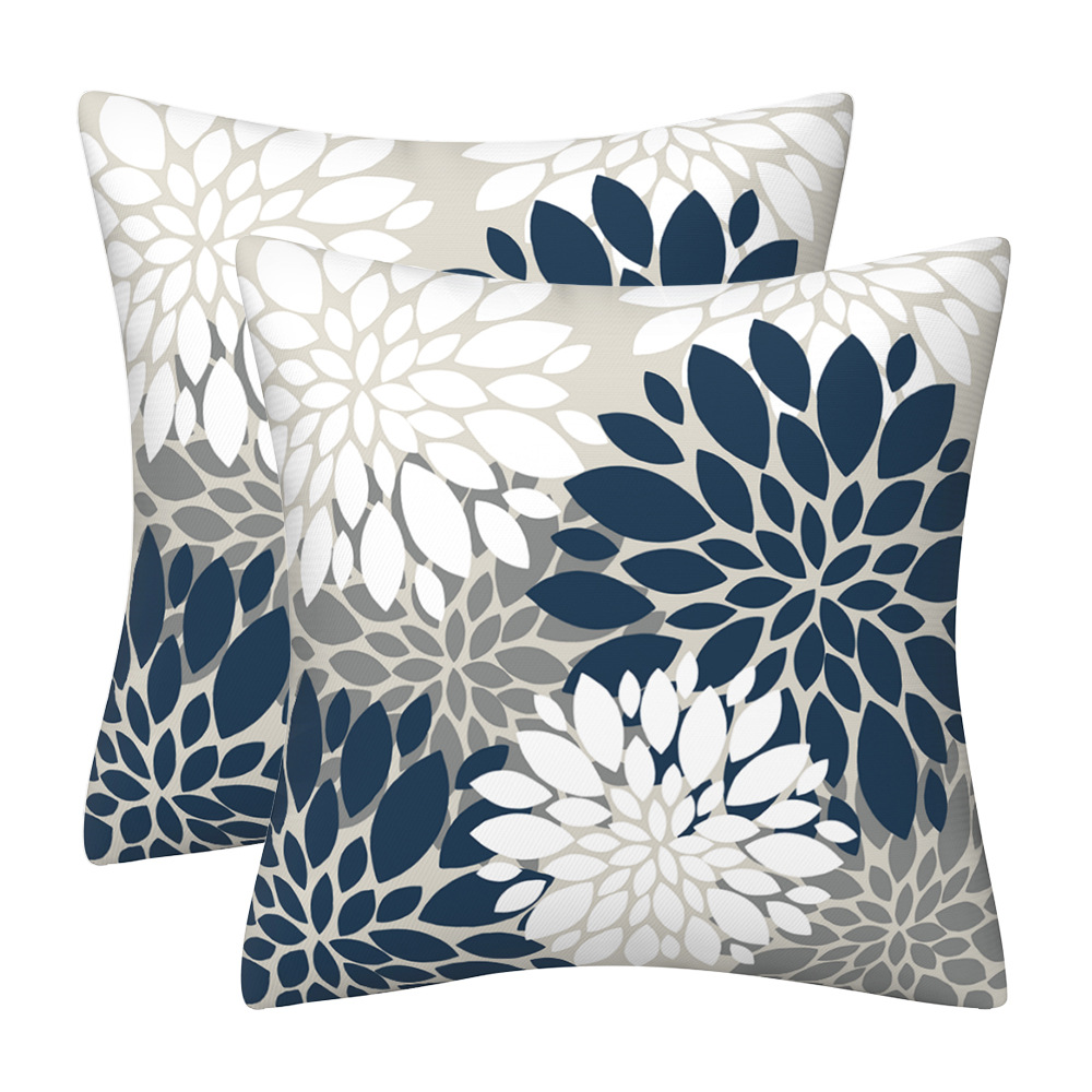 Digital printing pillow case to map custom cross-border home decoration pillow sofa cushion outdoor pillow case wholesale