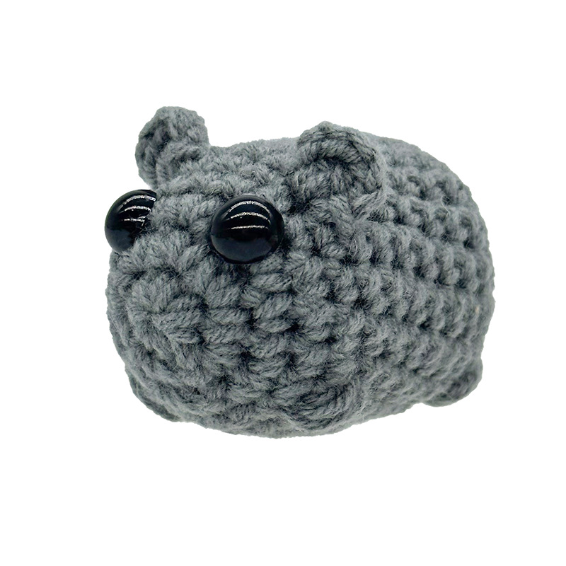 Cross-Border Amazon Finished Handmade Crochet Dolls, Elephant and Penguin, Emotional Support, Positive Energy Ornaments, Professional Proofing