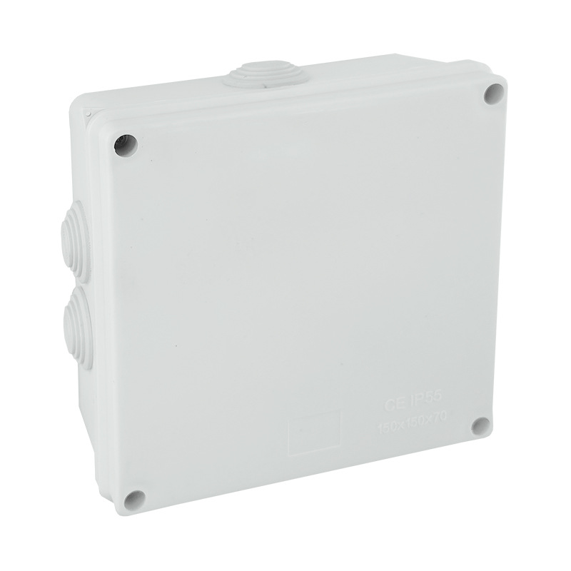 Plastic pp dustproof Wenzhou waterproof box outdoor Three-proof wiring cable distribution box monitoring power supply for foreign trade