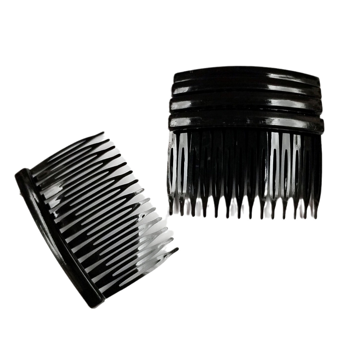 4.5*7cm 14-Tooth Korean Style Plastic Comb Transparent Plastic Hair Comb Headdress Bridal Accessories Material Hair Comb Insert Comb