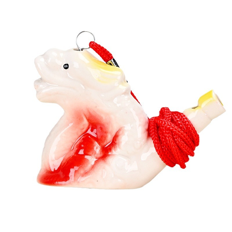 12 Zodiac Whistle with Rope 12 Zodiac Waterbird Whistle Soochow Bird Flute Children's Toy Scenic Spot Tourist Souvenirs