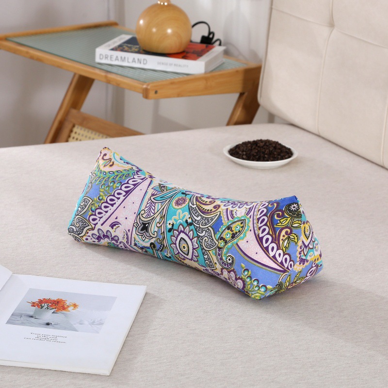 Buckwheat Shell, Cypress Seed Shell, Pepper Seed Cervical Spine Pillow, Neck Bone Pillow, Triangle Pillow, Adult Pillowcase Removable and Washable