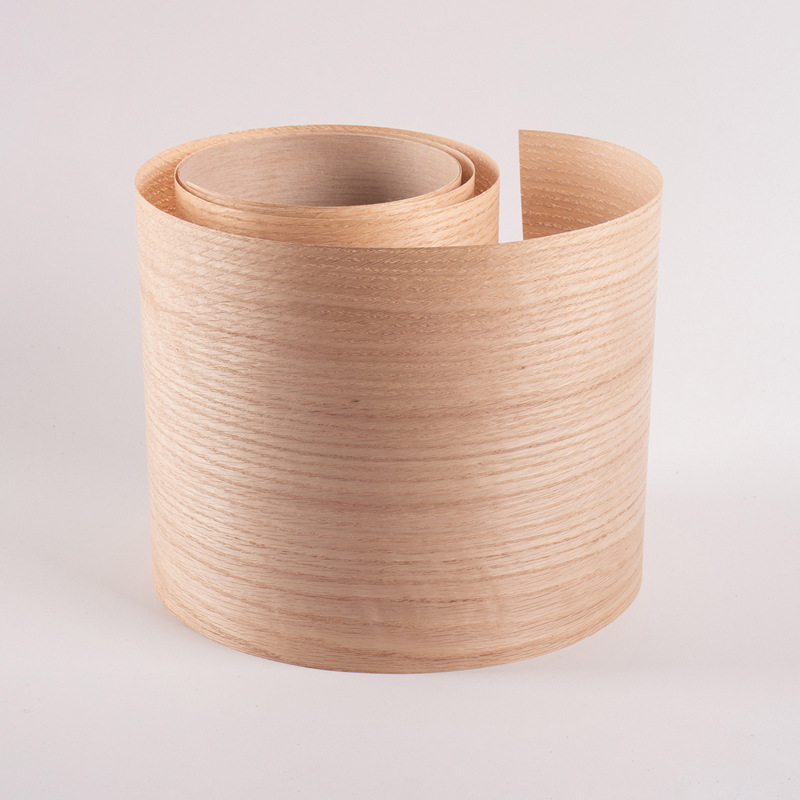Natural white oak solid wood veneer veneer thin leather furniture renovation desk door speaker veneer model facing material