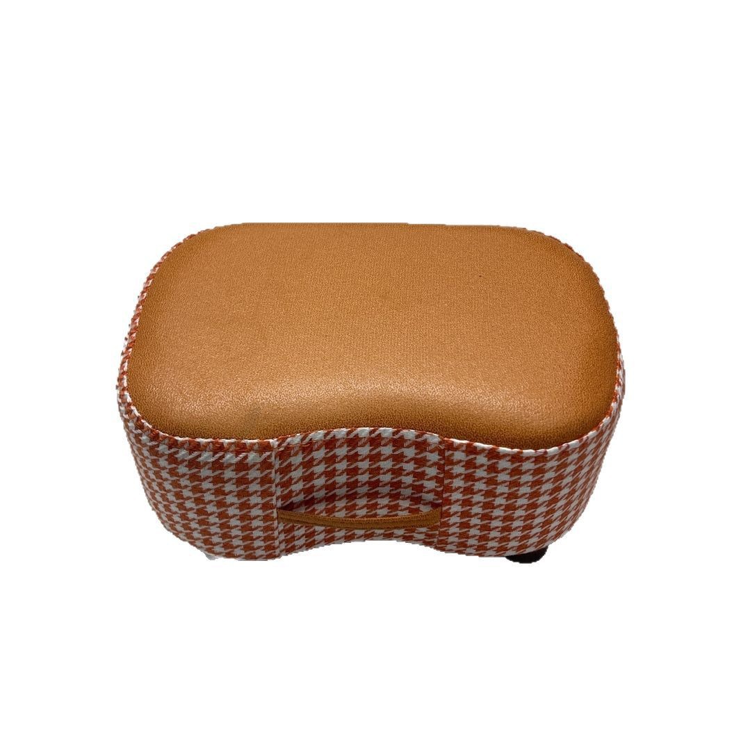 Small Stool for Home Use, Low Stool, Trendy Soap Stool, Living Room Small Stool, Portable Shoe-Changing Stool, Sofa Footstool, Coffee Table Stool