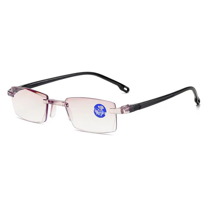 Reading Glasses Manufacturer Dropshipping Ultra-Clear Smart Zoom Dual-Light Far and Near Dual-Use Edge-Cut Anti-Blue Light Reading Glasses