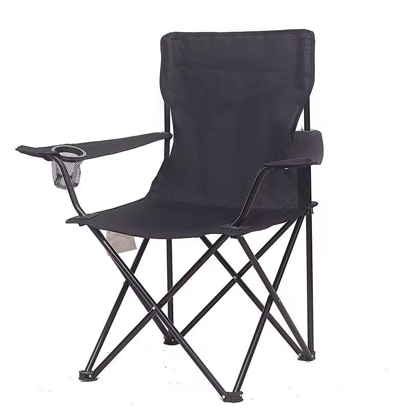 Cross-Border Supply of Outdoor Folding Chairs, Portable Camping Beach Chairs, Leisure Fishing Chairs, Lightweight Folding Armchairs