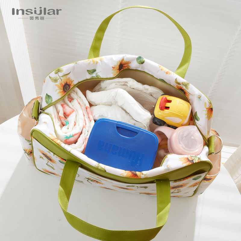 Yinxiuli Multifunctional Cross-Body Mommy Bag for Pregnant Women, Fashionable Waterproof Mother and Baby Bag, Portable Maternity Bag, Mother Bag Cross-Border