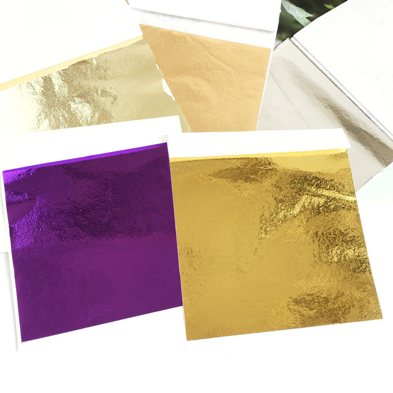 Imitation gold foil color foil metal color paper sealing material DIY Crystal epoxy glitter filler 8cm nail foil