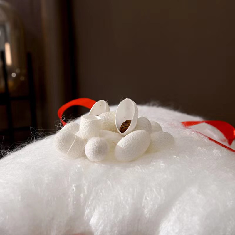 Pure mulberry silk quilt core Silk Light tire double Palace cotton one jin silk tire mulberry silk long silk bare Tire Factory Direct free shipping