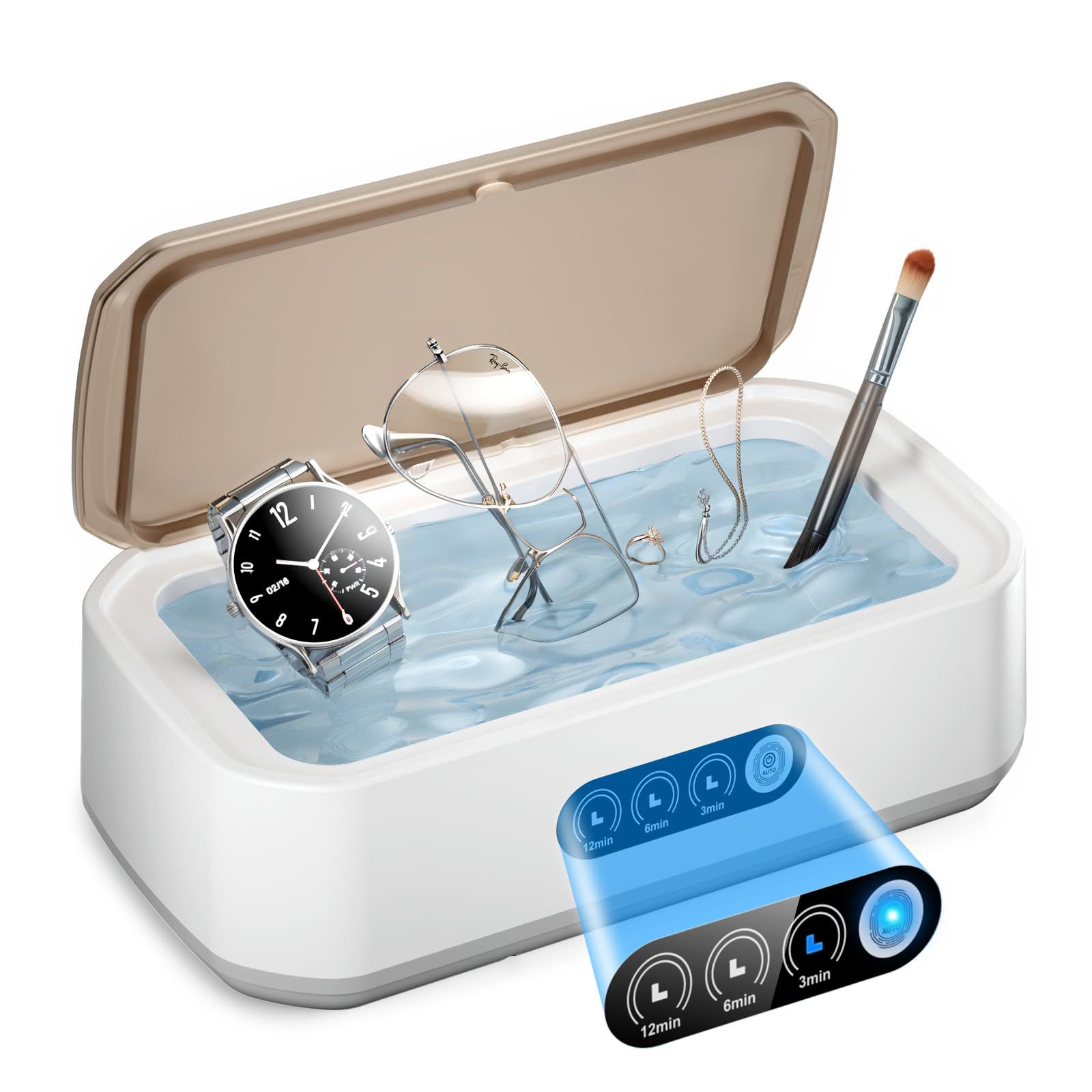 Amazon Hot Sale Ultrasonic Cleaner Glasses Cleaner Large Capacity 650ML Jewelry Braces Cleaner