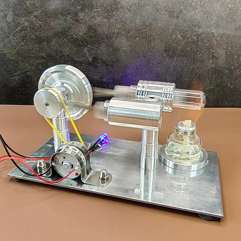 Stirling engine external gas turbine micro generator birthday gift engine steam engine model engine mini