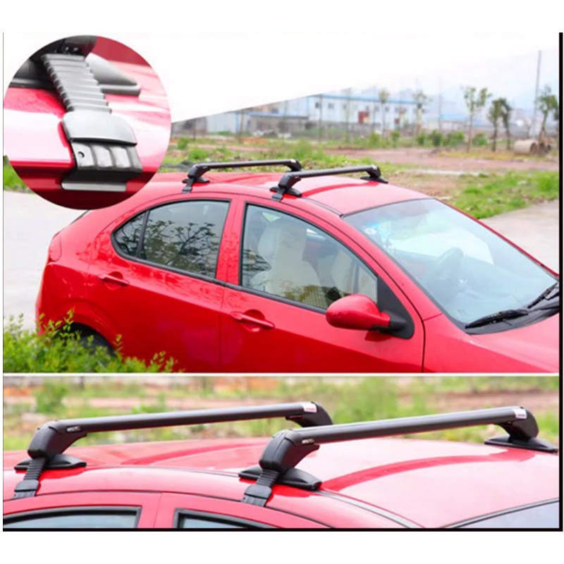 Car Luggage Rack Crossbar Car Luggage Rack Crossbar Universal Aluminum Alloy Roof Rack with Lock Fit Frame Box Rack