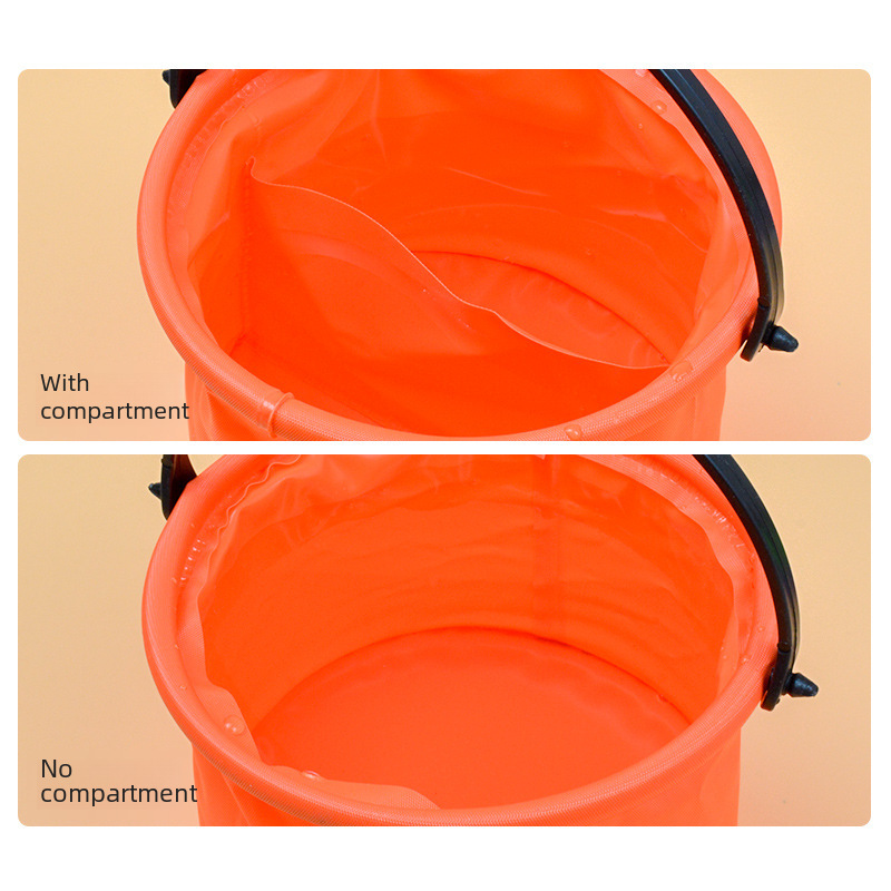 small size pen washing bucket with compartment non-compartment pen washing container folding telescopic pen washing bucket with compartment painting
