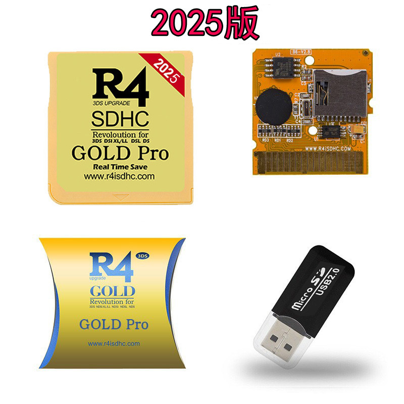 Version 2025 Silver Card 3Ds Nds Ndsll Card 2024 R4I Gold Card Nds Burning Card