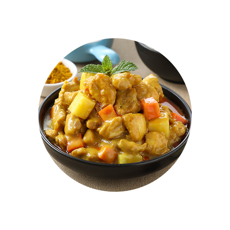 Takeaway Rice Bowl, Finished Instant Cooking Package, Semi-Finished Food, Potato and Beef Small Bowl, Frozen Pre-Made Vegetable Package