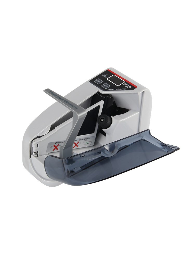 V40 Small Mini Portable Multi-National Banknote Counting Machine Plug-In and Battery Counting Money Machine Mains + Electricity