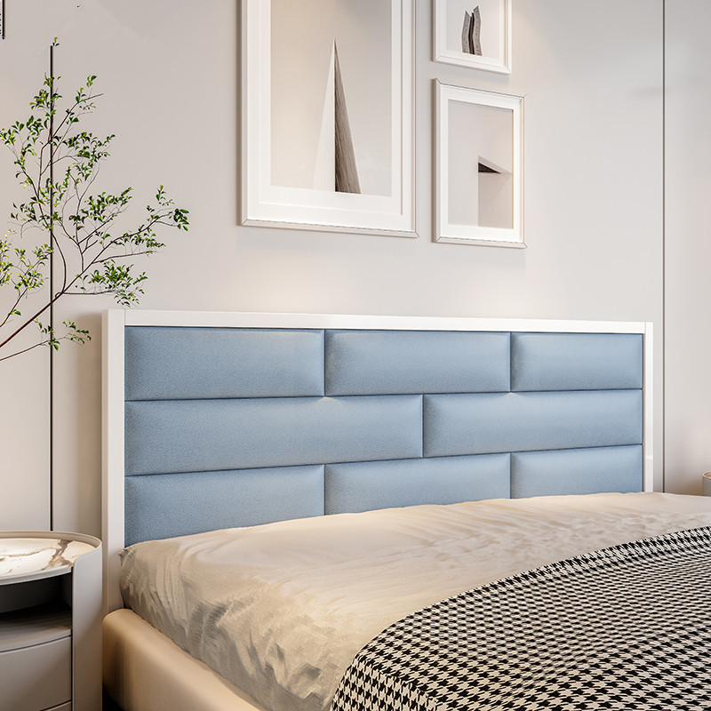 Technology Cloth Bedside Soft Bag Self-Adhesive Tatami Wall Surround Soft Bag Bed Surround Kidsren's Anti-Collision Soft Bag Wall Sticker Backrest Custom-Made