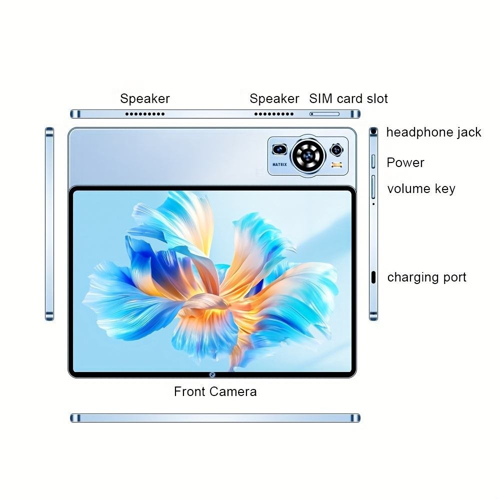 Кросс-бордерный новый 10.1-дюймовый планшет с двумя SIM-картами, 3G вызов, 3+32Гб, Android 9.0, 5G WiFi