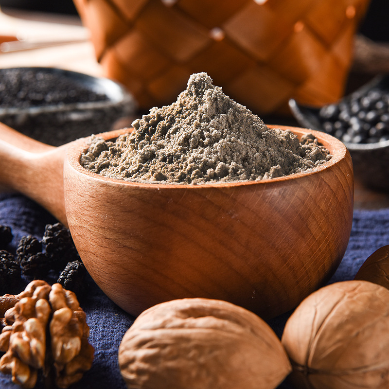 3 Cans Come with Cups and Spoons, Main Black Sesame, Walnut, Mulberry Powder, Sesame Paste 500G/Can, Other Mainland China