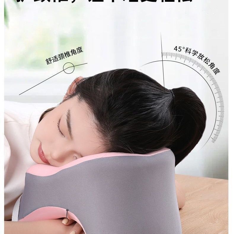 Manufacturer Wholesale Children's Student Desk Nap Pillow Cross-Border Lunch Break Sleeping Comfortable Pillow Office Soft Rebound Pillow