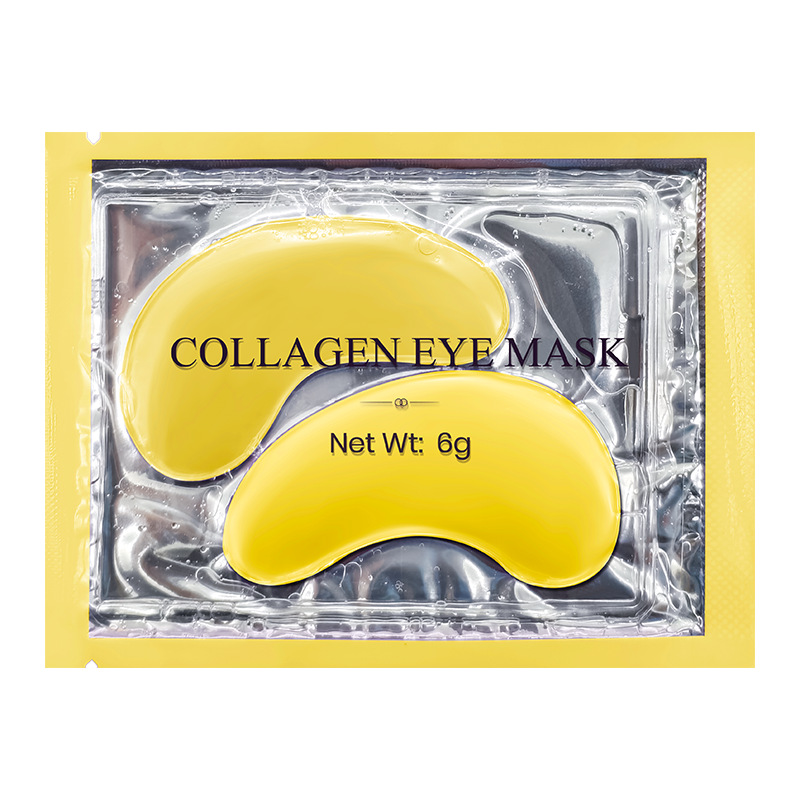 Cross-border Lavender Compact Light Pattern Eye Mask Eye Care Eye Bag Patch Turmeric Moisturizing Brightening Eye Mask Patch