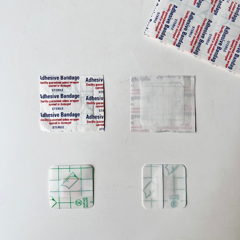 Cross-border hot sale PU waterproof band-aid square transparent breathable finger anti-wear foot band-aid non-curling