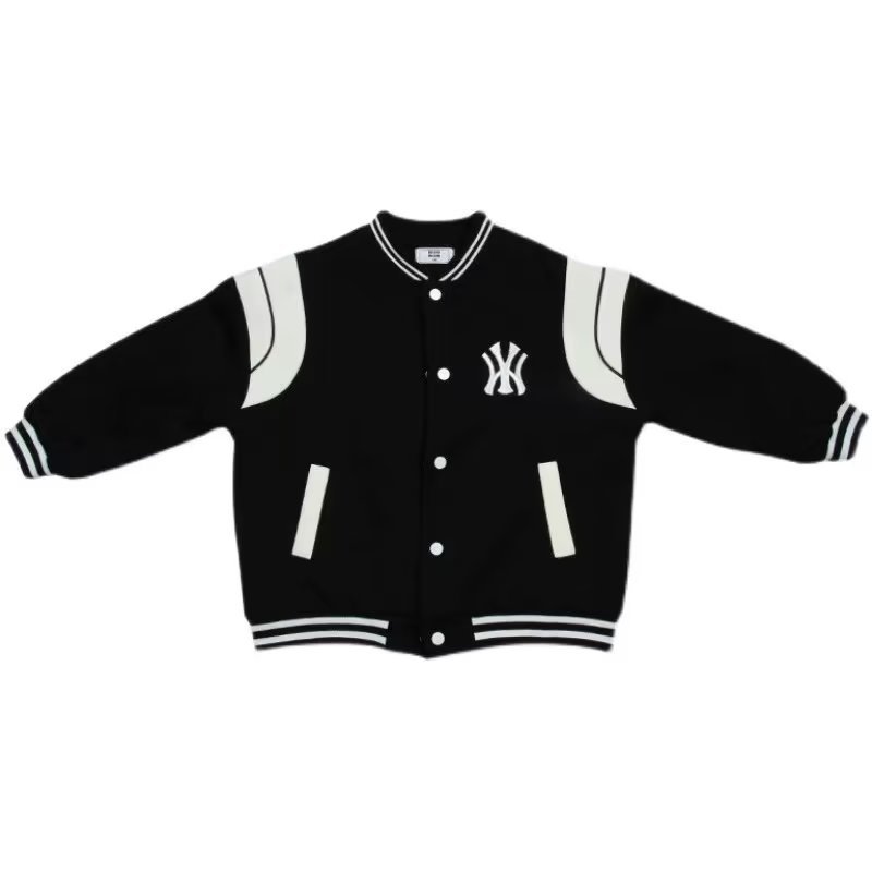 Children's Clothing, Boys' Baseball Uniform Jackets, Autumn and Winter New Fashionable Kidsren's Spring Sports Jackets, Medium and Large Kidsren's Tops, Trendy