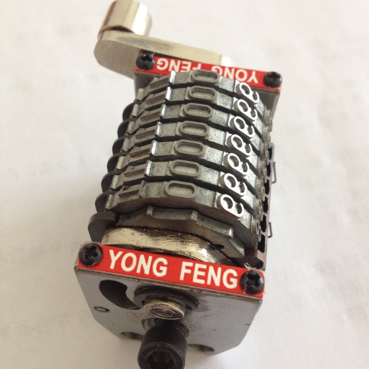 Gto Number Machine 7-Digit 22.3 Model Horizontal, Vertical Hydeburg with Page Machine Number Machine Can Be Traped into Three Digits