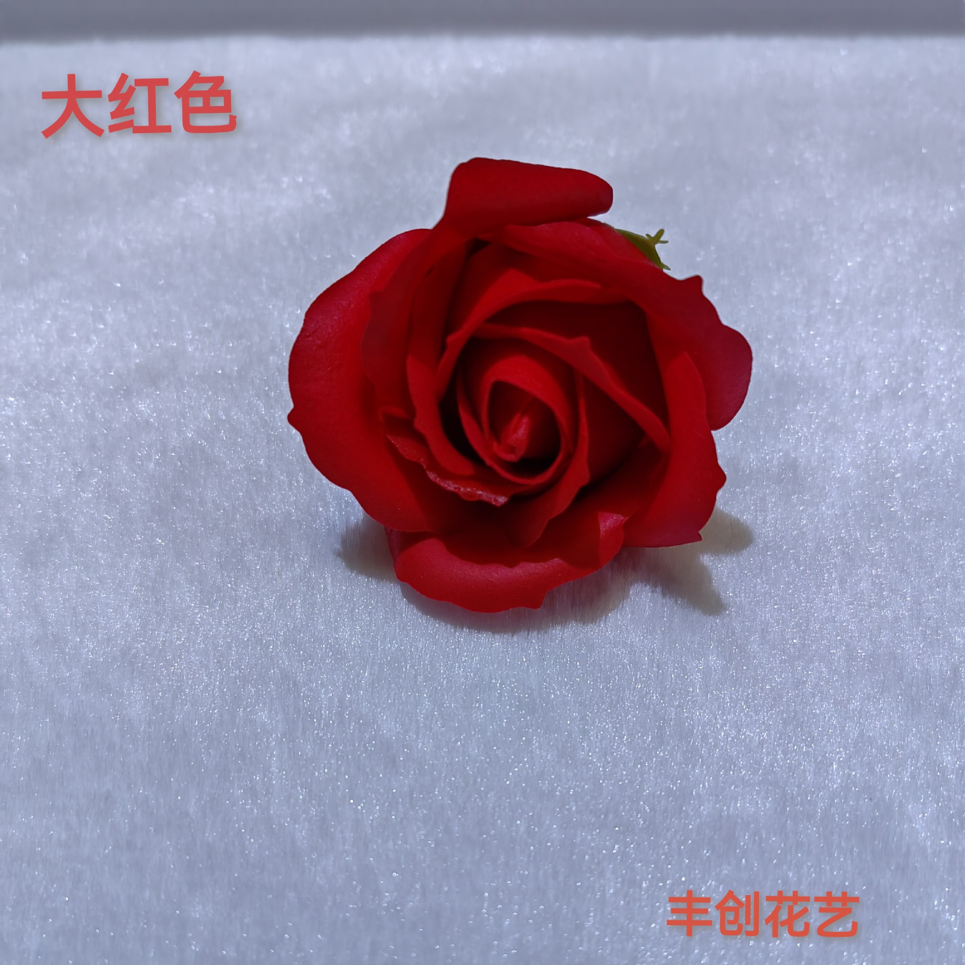 Three-layer soap flower head thickened soap flower rose flower with base imitation flower Flower Flower Factory wholesale