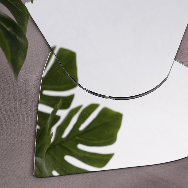 Irregular makeup dresser mirror frameless bathroom mirror carry-on diy mirror wholesale glass lens