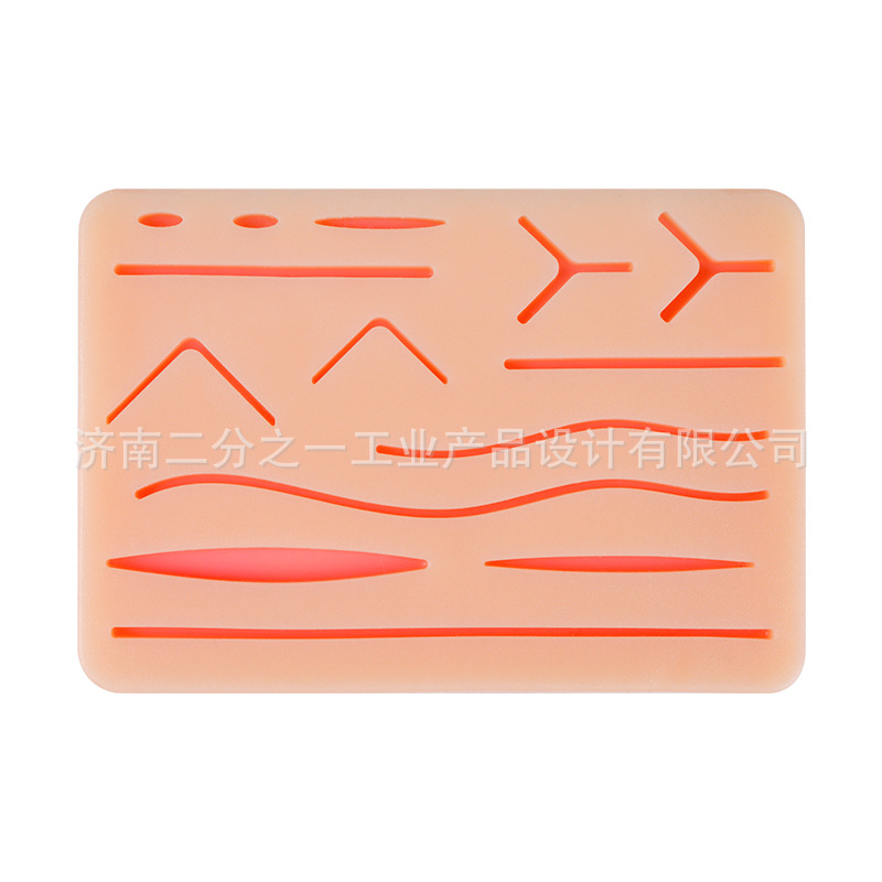 Surgical Suture Practice Model Multi-Wound Suture Skin Module Surgical Practice Fake Leather Silicone Model Export Model