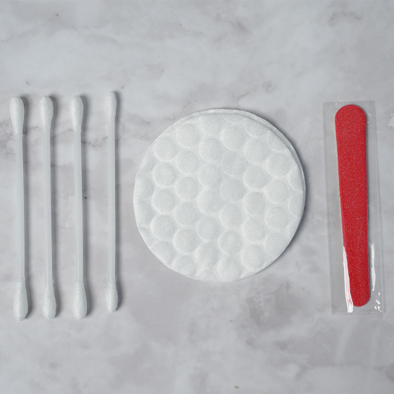 Nursing Kit, Disposable Nursing Kit, Cotton Swab, Scrub Strips, Nail Polish Remover, Hotel Care Kit