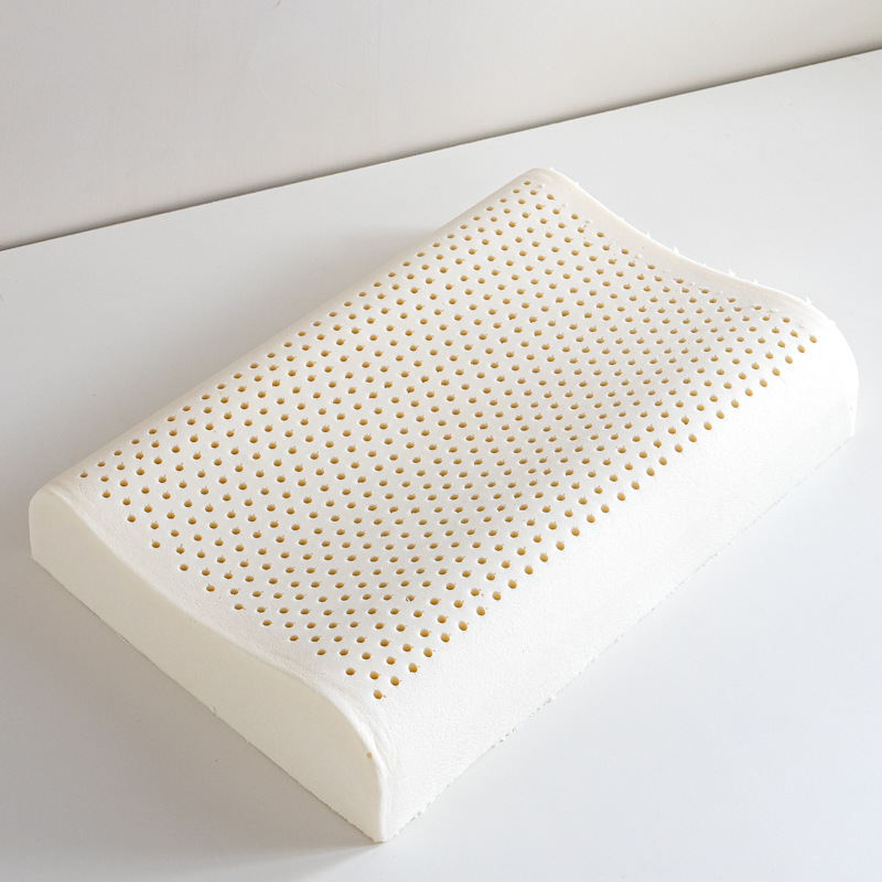 Thai Natural Latex Pillow Adult Latex Pillow Cervical Spine Pillow Core Student Children Latex Pillow Gift Box Wholesale