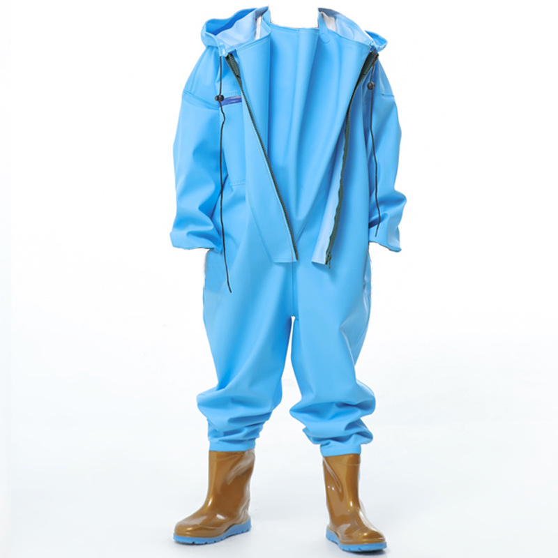Yicheng Yuxing whole body water clothes one-piece children play water sand mud catch fish children boys and girls zipper