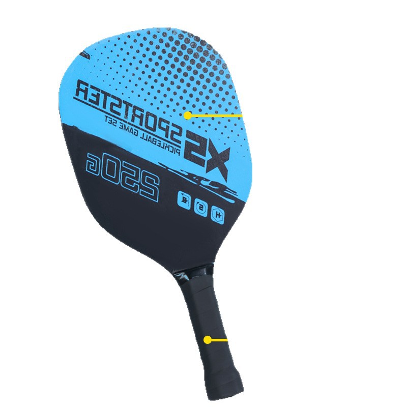 Wooden Pickleball Racket Beach Racket Set with Ball Outdoor Sports Fitness Supplies Set Combination Paddle Racket