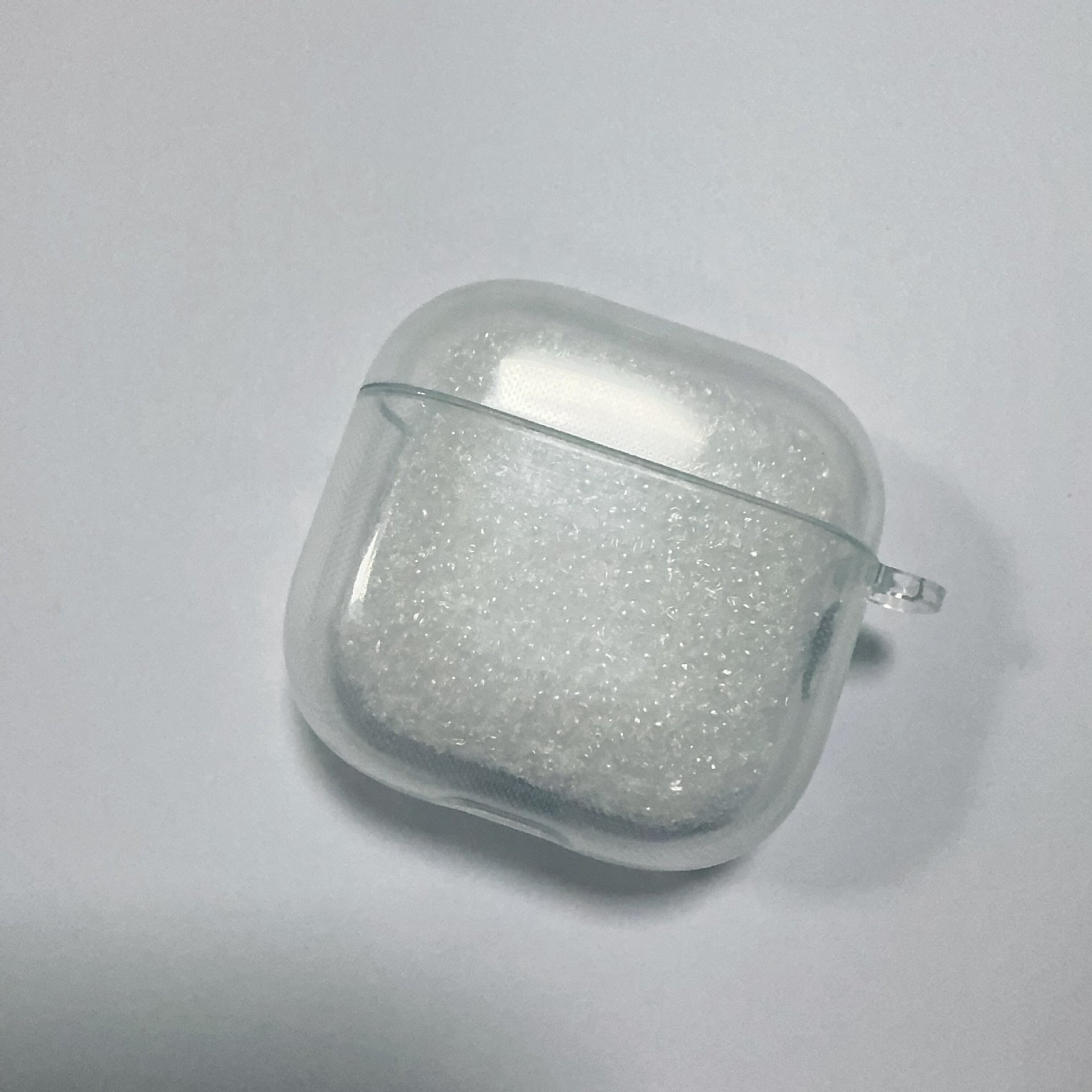 New Huaqiang North 6 Generation/Airpods 4 High Permeable TU Bluetooth Headset Protective Cover Transparent Anti-fall Earphone Case