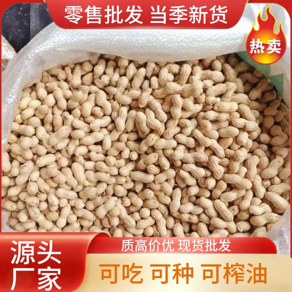 Арахисы с красной кожурой из Хэнани, новые товары, очищенные крупные плоды, фермерские сушеные семена арахиса, оптовая продажа