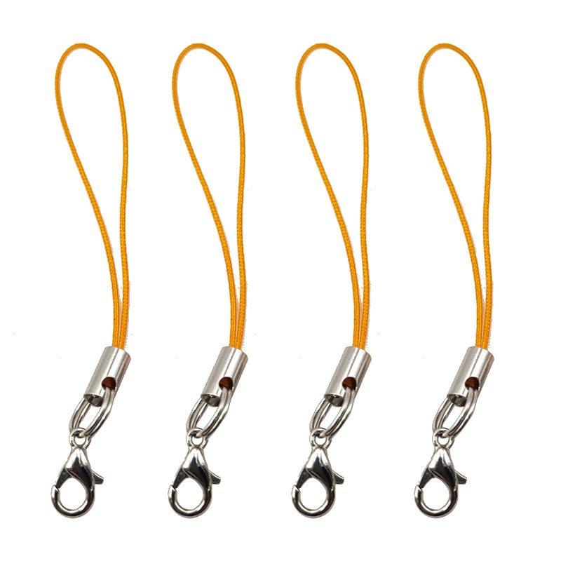 DIY Lobster Clasp Lanyard, 20 Colors Available, Wholesale in Stock, Large Quantity Discounts, Plush Ball Lanyard, Nylon Small Hanging Rope