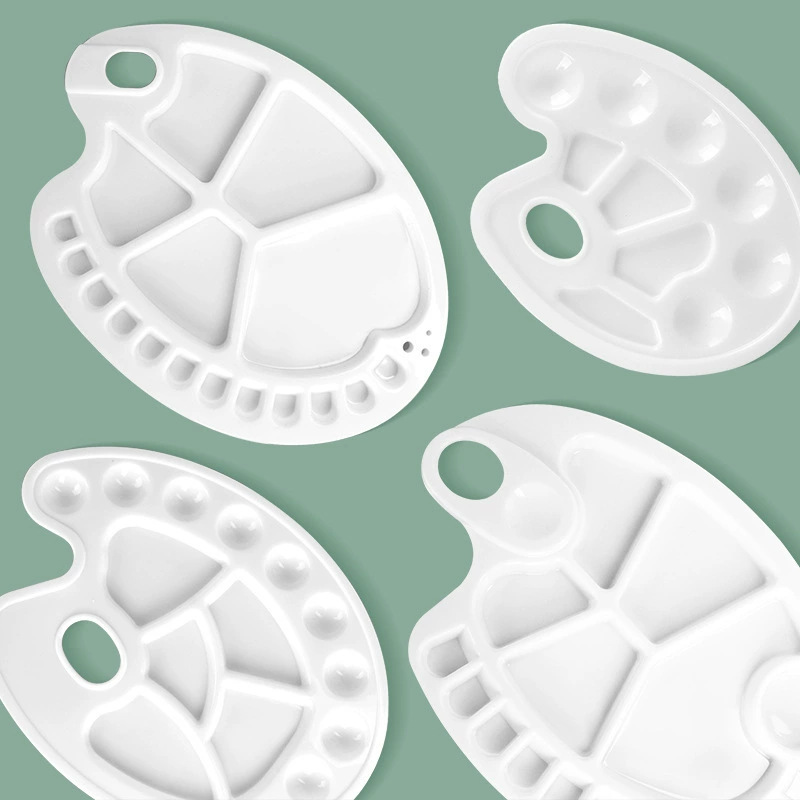 Art Supplies Kidsren's Painting Creation Palette Acrylic Watercolor Gouache Paint Palette Factory Direct Sale