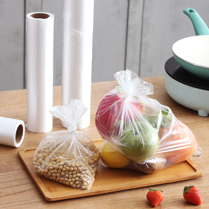 Yayi Fresh-Keeping Bags 200 Pieces Food Fresh-Keeping Bags Point-Break Kitchen Fruit Fresh-Keeping Large, Medium and Small Manufacturers Wholesale