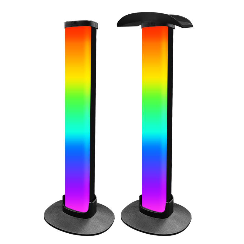 Cross-border hot-selling desktop pickup atmosphere light Bluetooth electric competition atmosphere light computer desktop game headset display bracket
