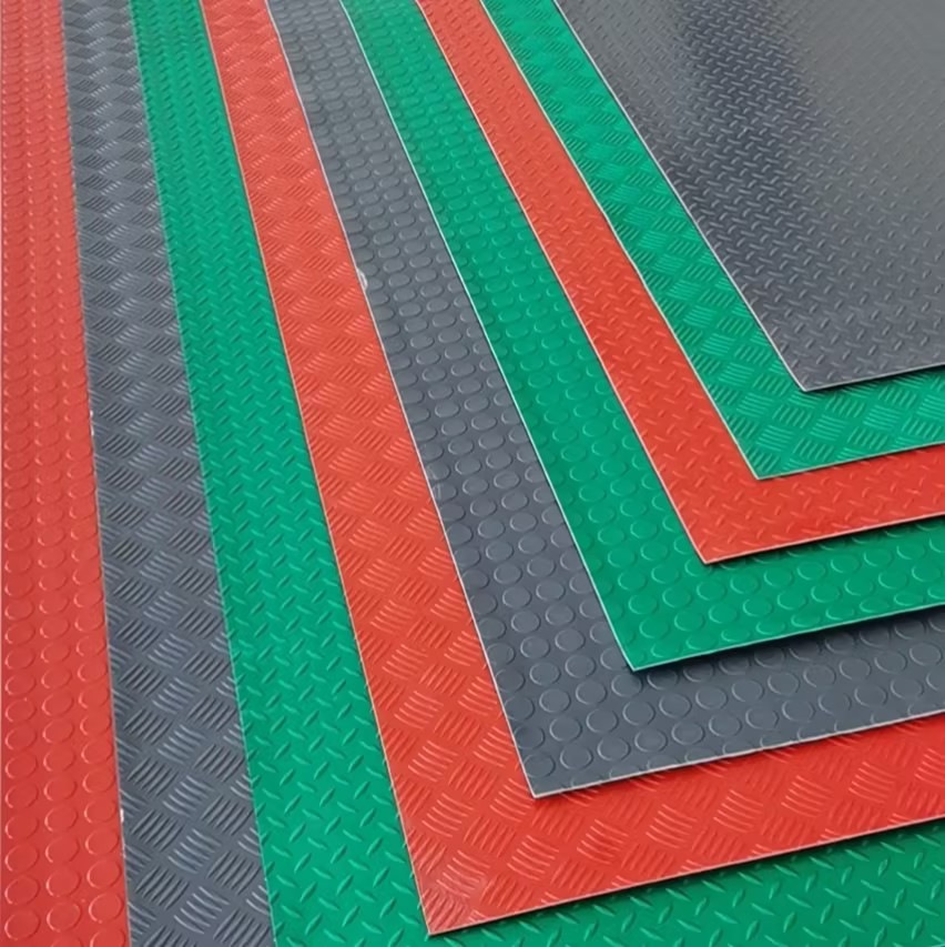 Non-Slip Rubber Sheet Willow Leaf Pattern Dot Insulation Waterproof Wear-Resistant Shock-Absorbing Floor Mat Industrial Rubber Insulating Foot Gasket