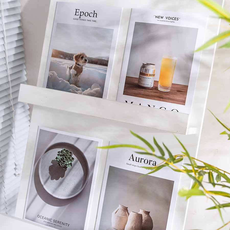 Журнал на простом английском языке Книга Фотопродукция Фон для фотографии Модель Дом Декор для проживания