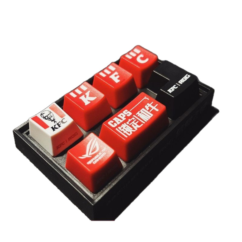 Authentic Kfc Keycaps, Keyboard Accessories, Kfc Merchandise, Keyboard-Themed Toys, Keyboard Co-Branded Products