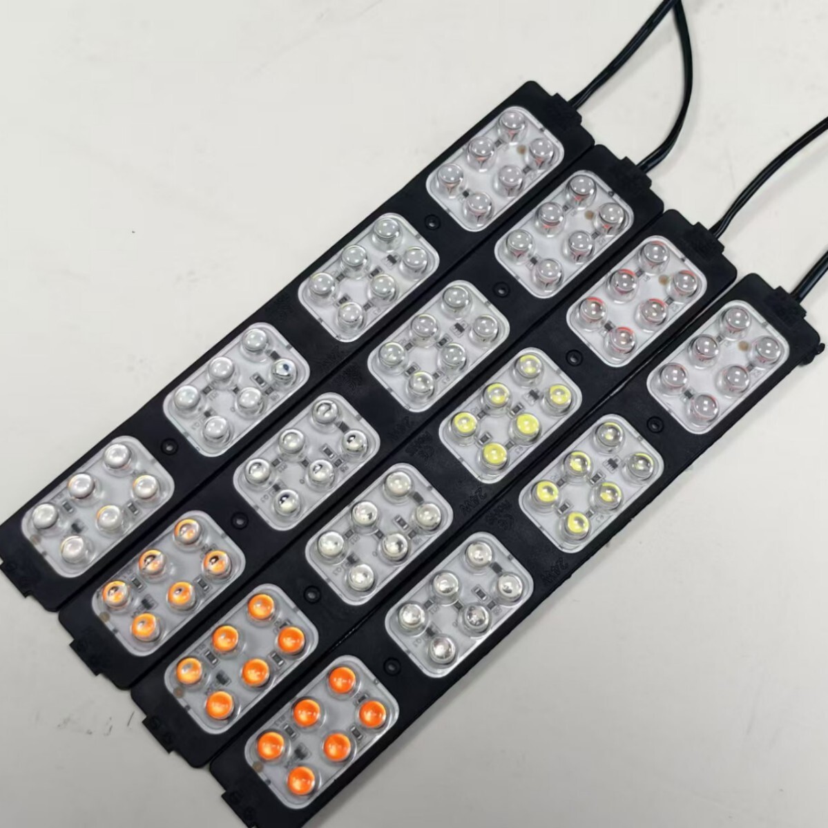 Dc12V Led2835 Injection Molding Module 24 Lights/Dot Lights Red White Blue Yellow Strobe Factory Direct Sale Semi-Outdoor