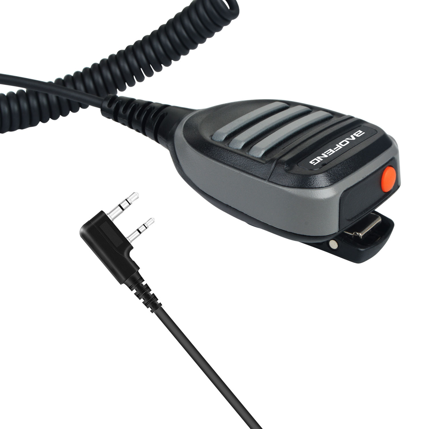 Baofeng Walkie-Talkie Classy Hand Microphone Is Suitable for Baofeng Uv-5R Bf-888S Dm-1801 Dm-1702